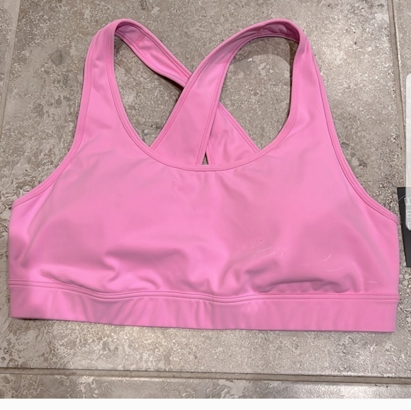 NWT 3X WOMEN'S PINK STONE MEDIUM IMPACT IDEOLOGY SPORTS BRA - Picture 8 of 11